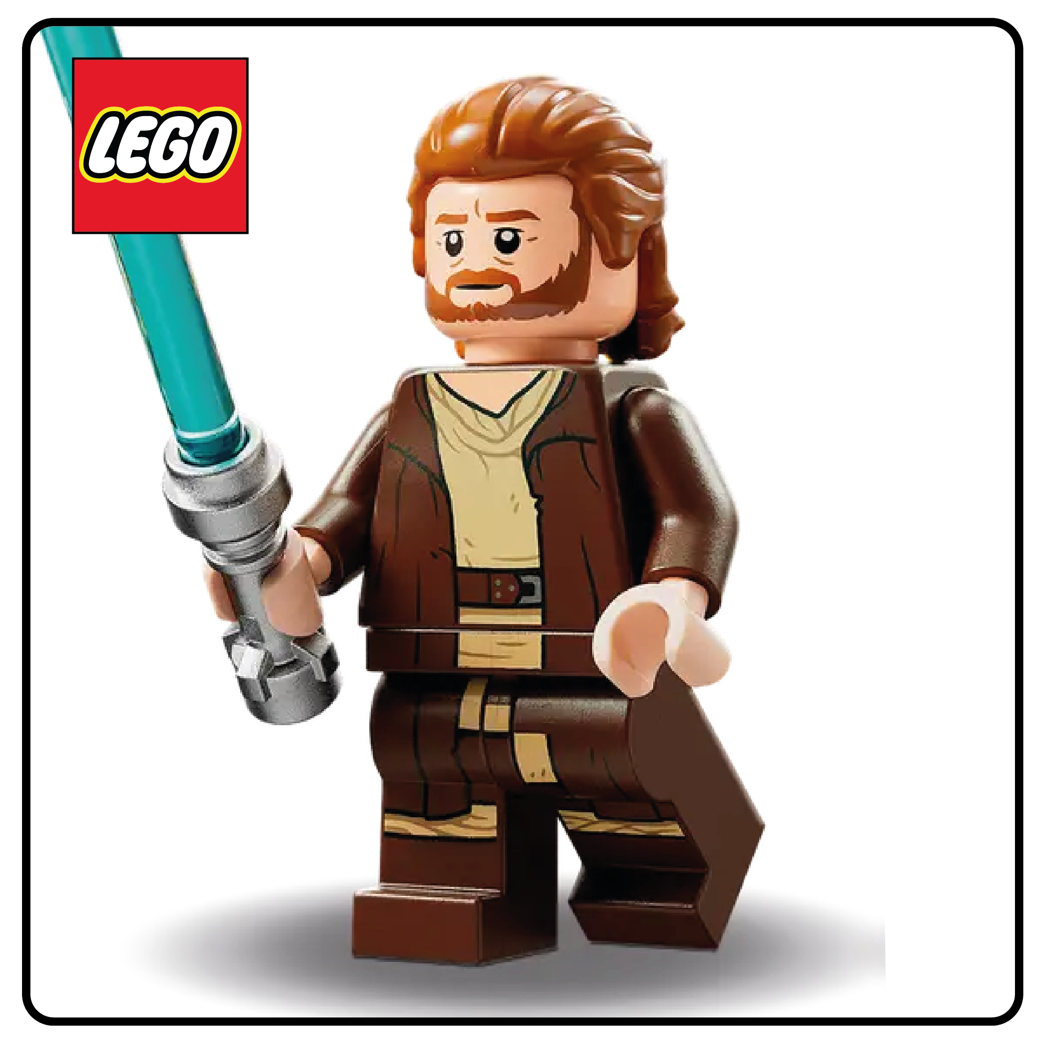 LEGO® Star Wars Minifigure - Obi-Wan Kenobi Dark Brown Robe 2022
